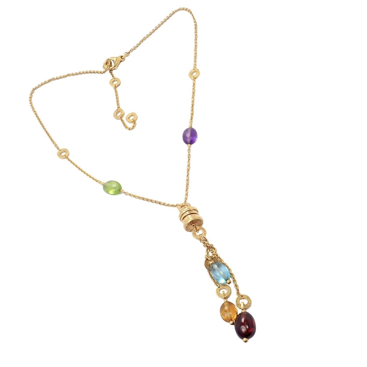 Bulgari Jewelry & Watches:Fine Jewelry:Necklaces & Pendants Authentic! Bvlgari Bulgari B.Zero1 18k Yellow Gold Color Stone Necklace
