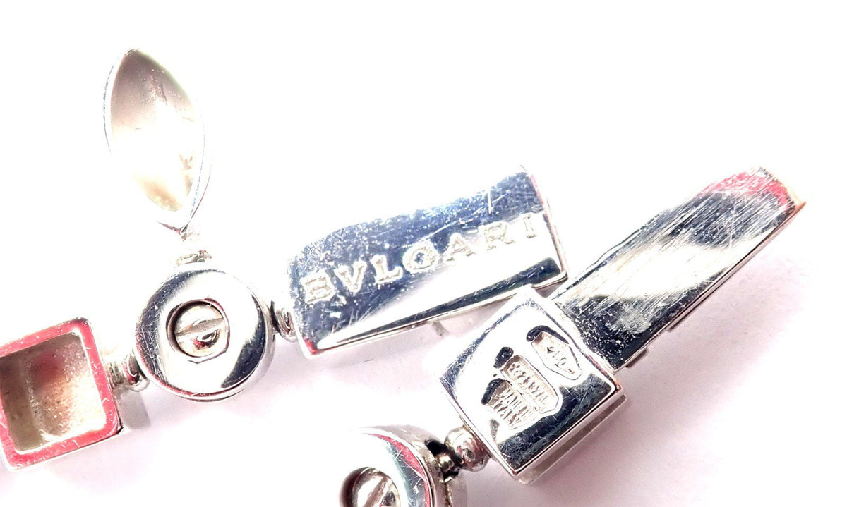 Bvlgari Jewelry & Watches:Fine Jewelry:Necklaces & Pendants Authentic! Bvlgari Bulgari 18k White Gold Lucea Diamond Choker Necklace