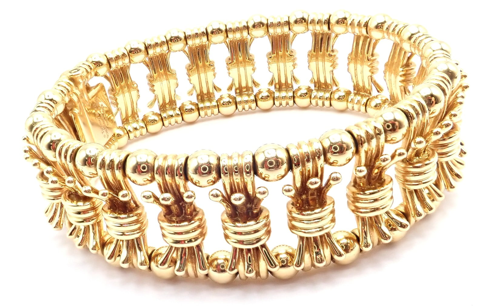 Tiffany & Co Jean Schlumberger 18k Yellow Gold Bowtie Bracelet | Fortrove