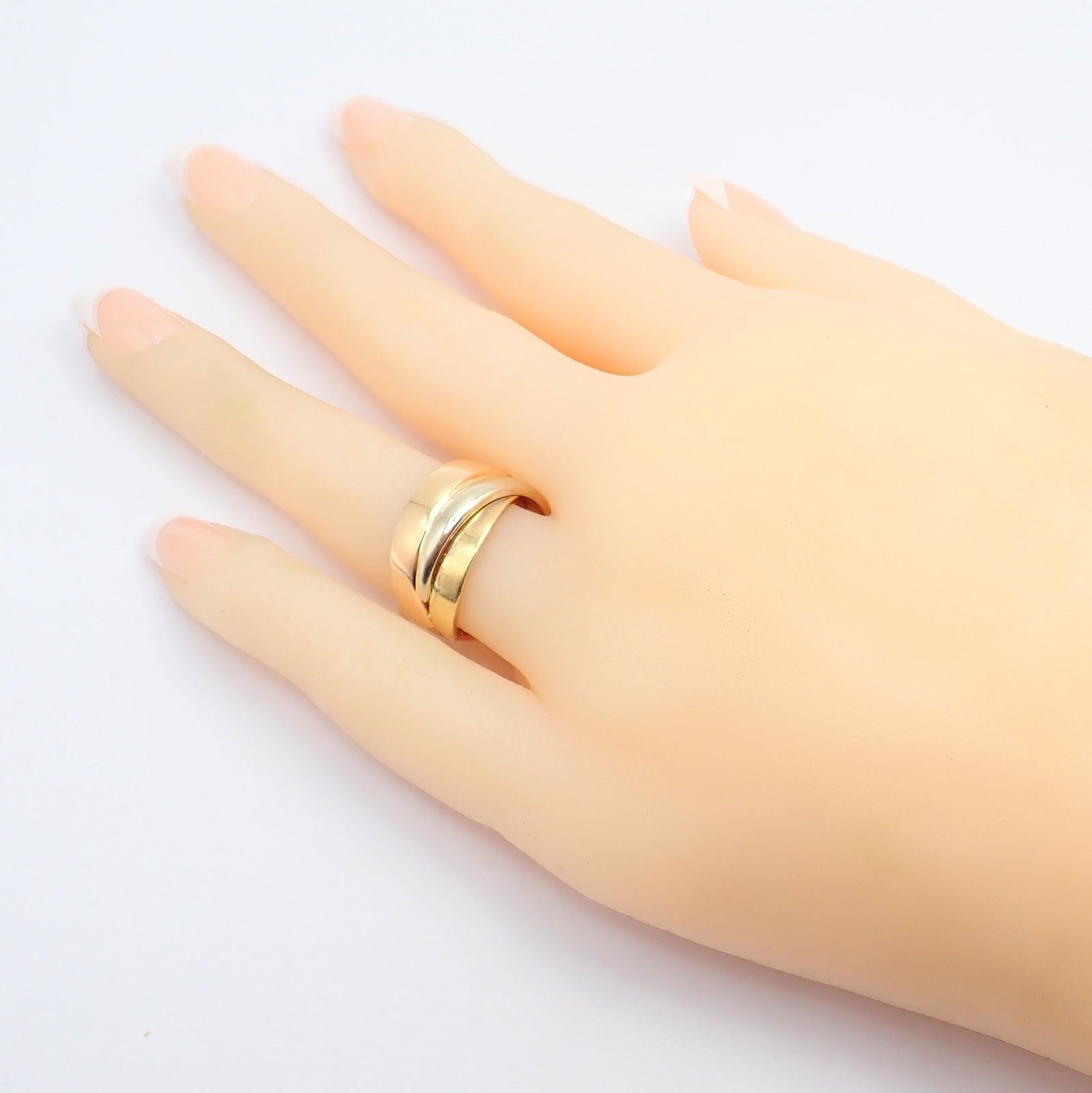 H.Stern Jewelry & Watches:Fine Jewelry:Rings Authentic! H. Stern 18k Tricolor Gold Stacked Band Ring sz 6