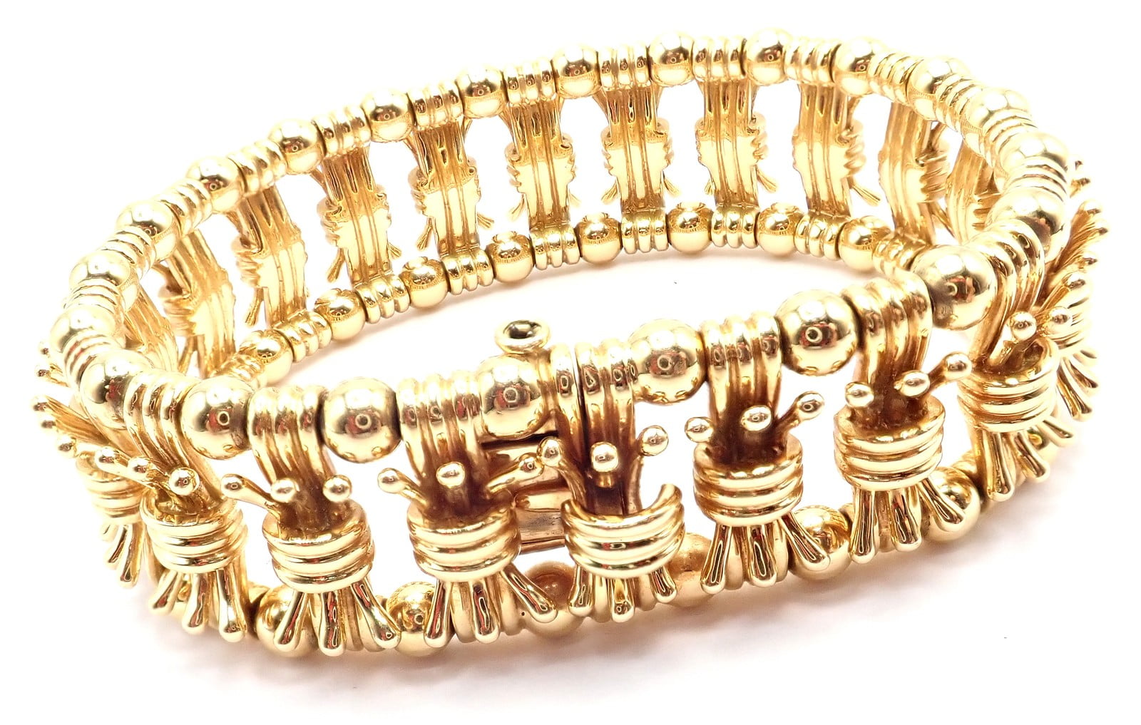 Tiffany & Co Jean Schlumberger 18k Yellow Gold Bowtie Bracelet | Fortrove