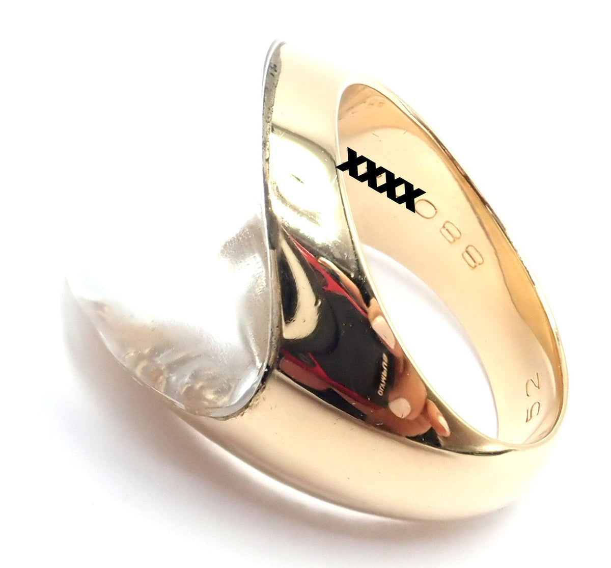 Cartier Jewelry & Watches:Fine Jewelry:Rings Authentic Cartier Myst de Cartier 18k Yellow Gold Diamond Rock Crystal Dome Ring