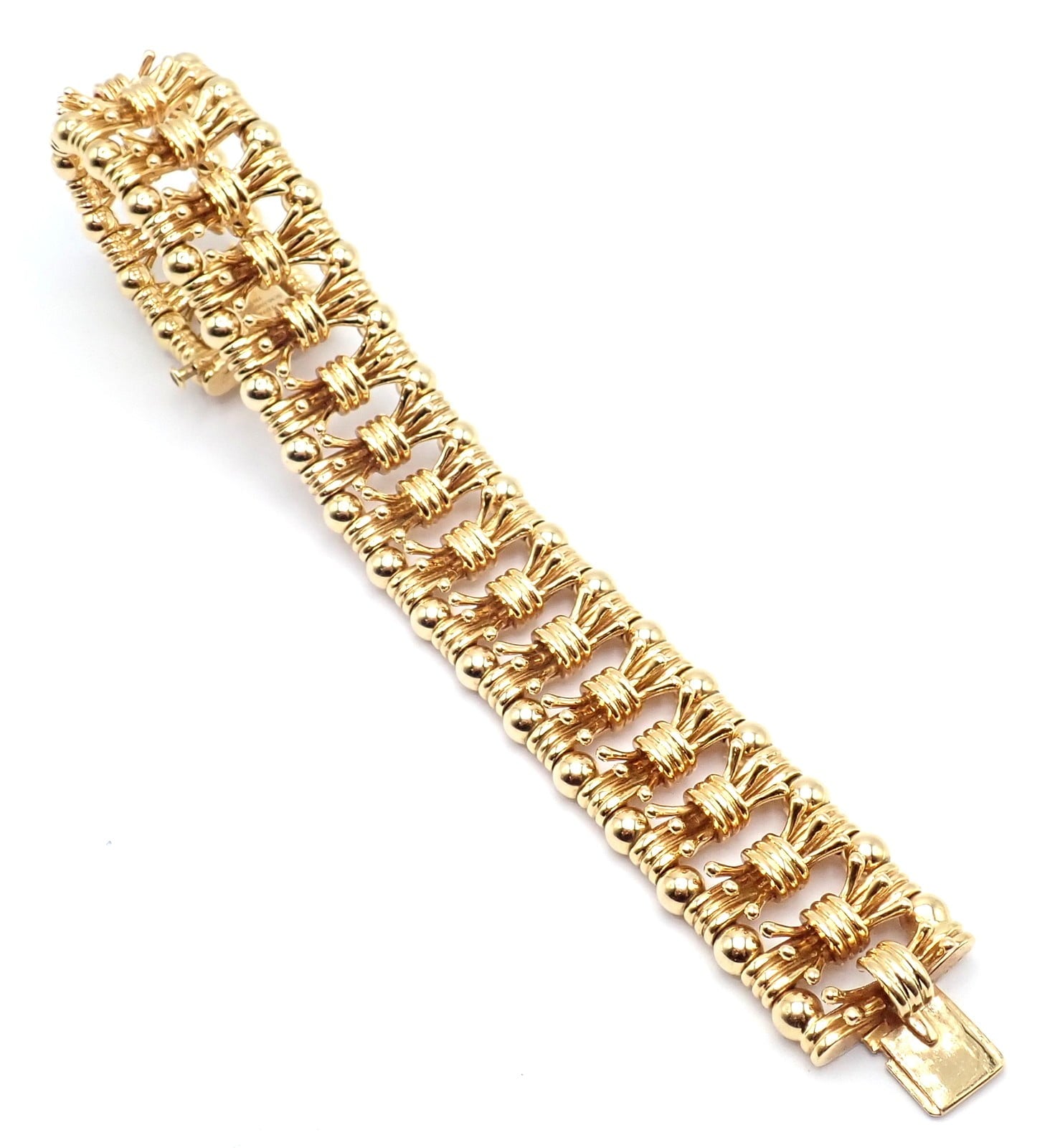 Tiffany & Co Jean Schlumberger 18k Yellow Gold Bowtie Bracelet | Fortrove