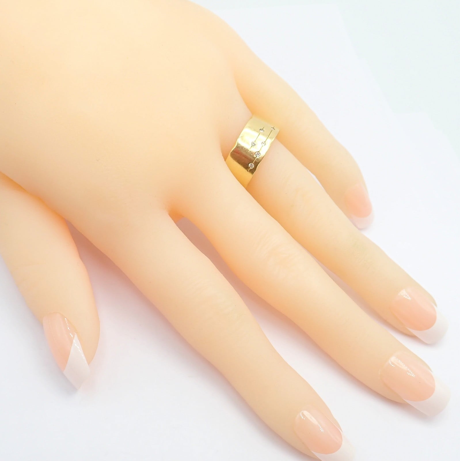 H.Stern Jewelry & Watches:Fine Jewelry:Rings H. Stern 18k Yellow Gold Diamond Constellation Stars Code Band Ring sz 9.5