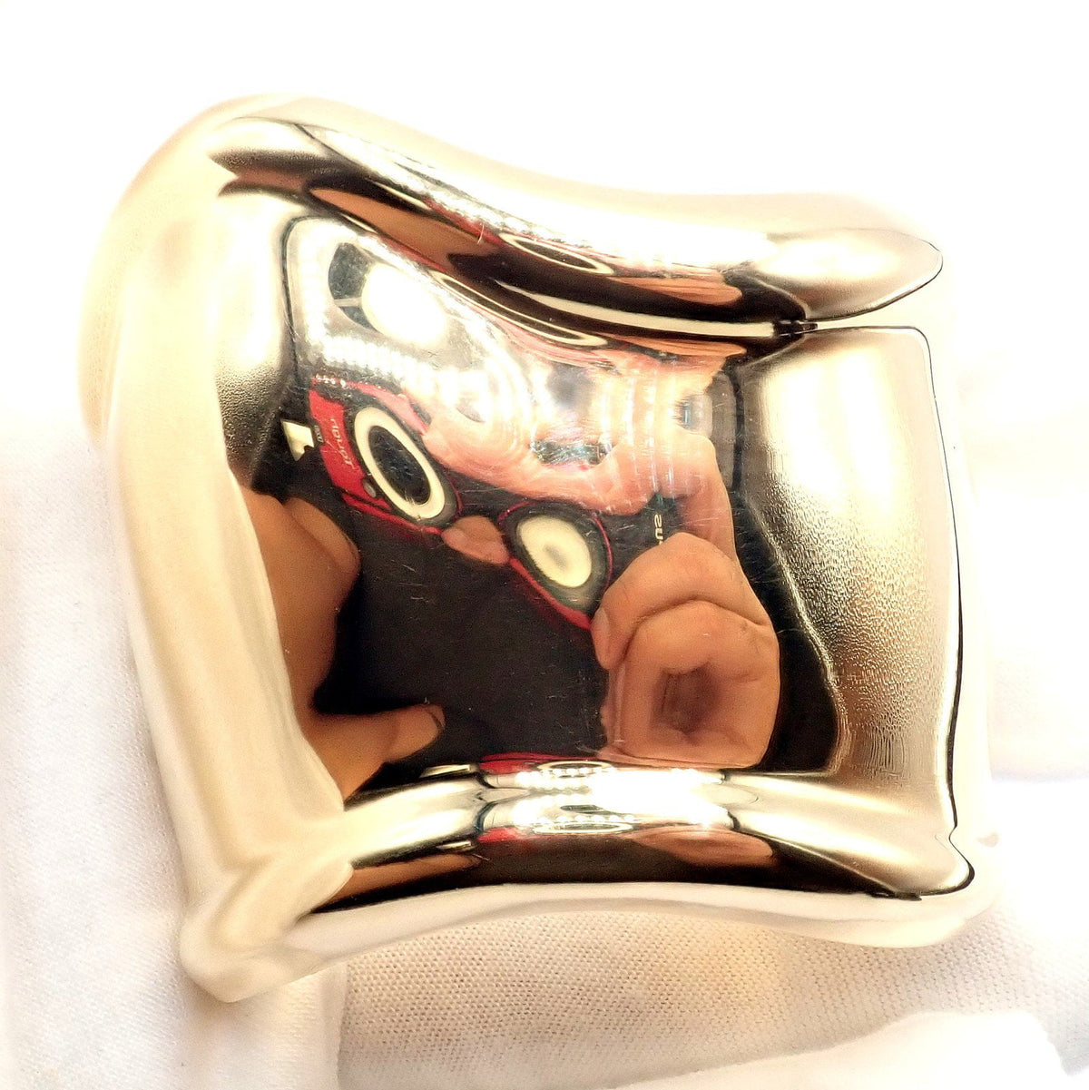 Tiffany & Co. Jewelry & Watches:Fine Jewelry:Bracelets & Charms Authentic! Tiffany & Co Peretti 18k Yellow Gold Medium Bone Cuff Bracelet 104g