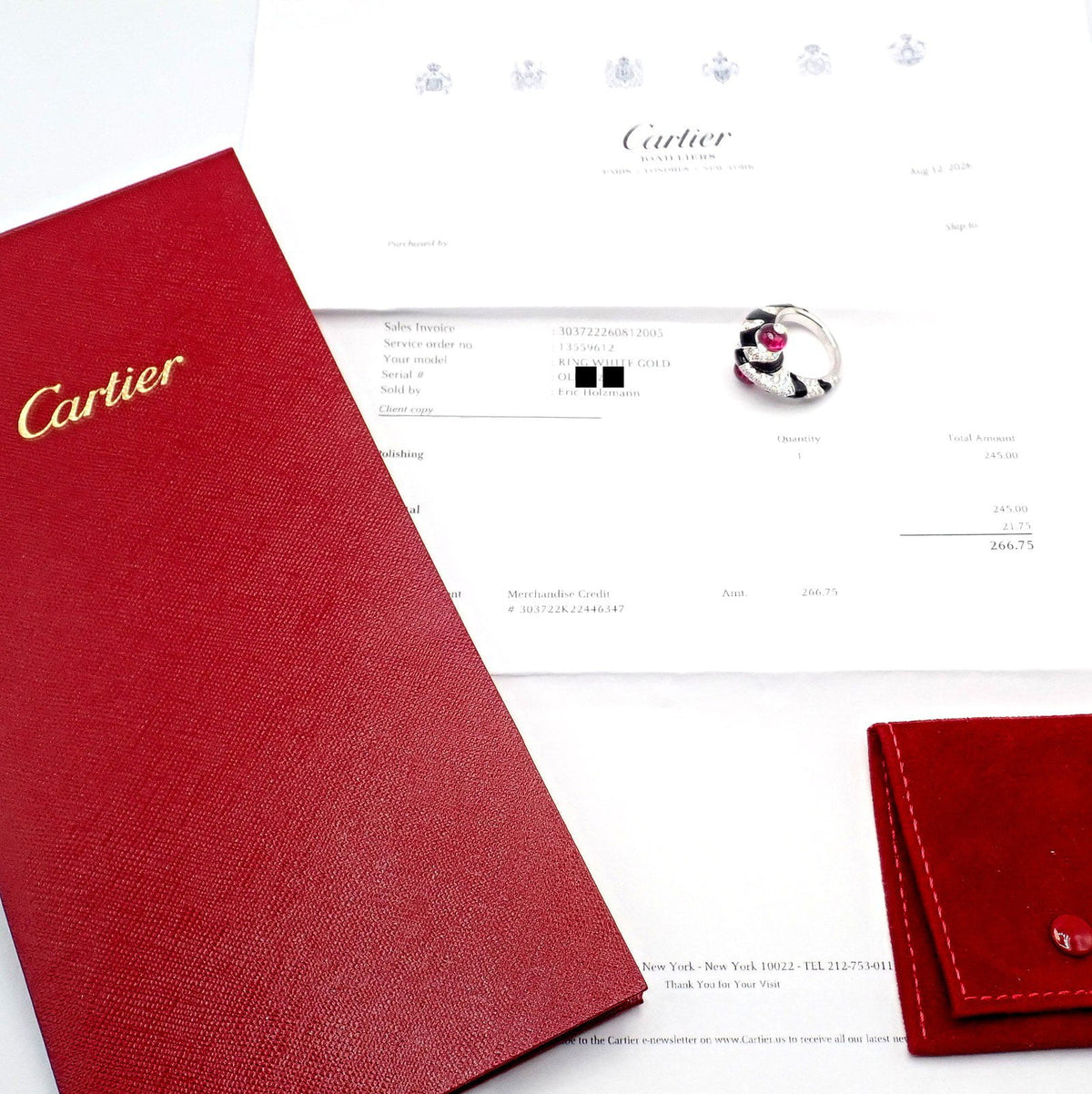 Cartier Jewelry & Watches:Fine Jewelry:Rings Rare! Cartier Beautes Du Monde 18k White Gold Diamond Rubellite Onyx Ring + Cert