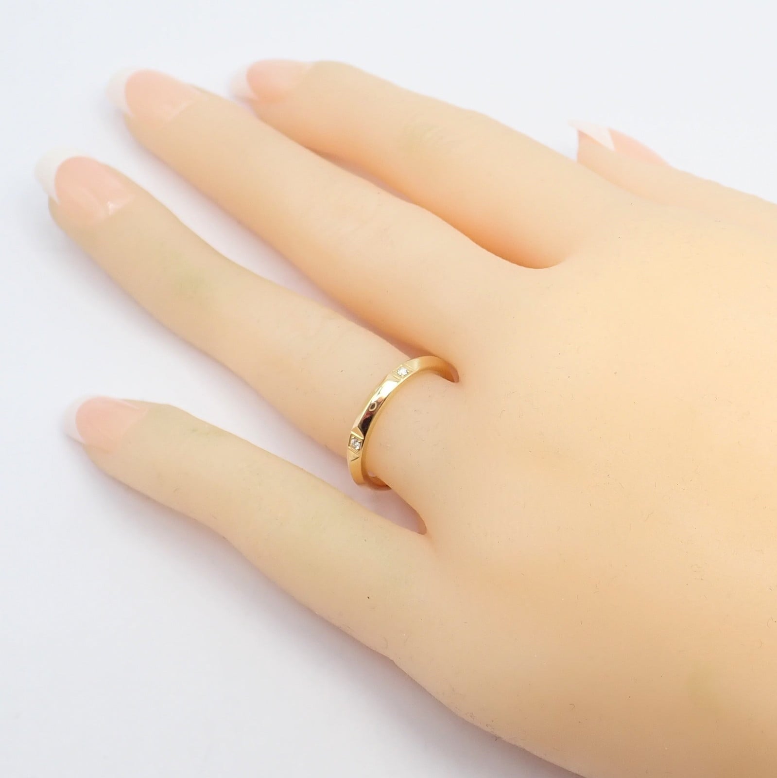 Tiffany & Co. Jewelry & Watches:Fine Jewelry:Rings Authentic! Tiffany & Co. 18k Yellow Gold Diamond True 2.5mm Band Ring sz 6