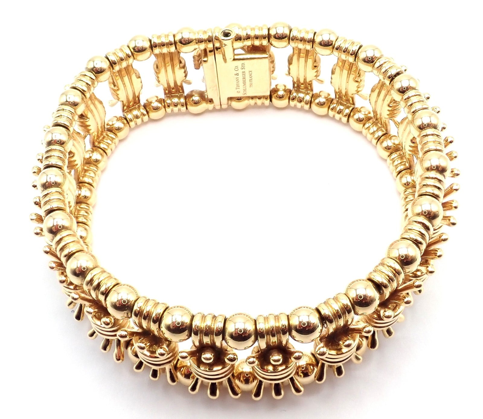 Tiffany & Co Jean Schlumberger 18k Yellow Gold Bowtie Bracelet | Fortrove