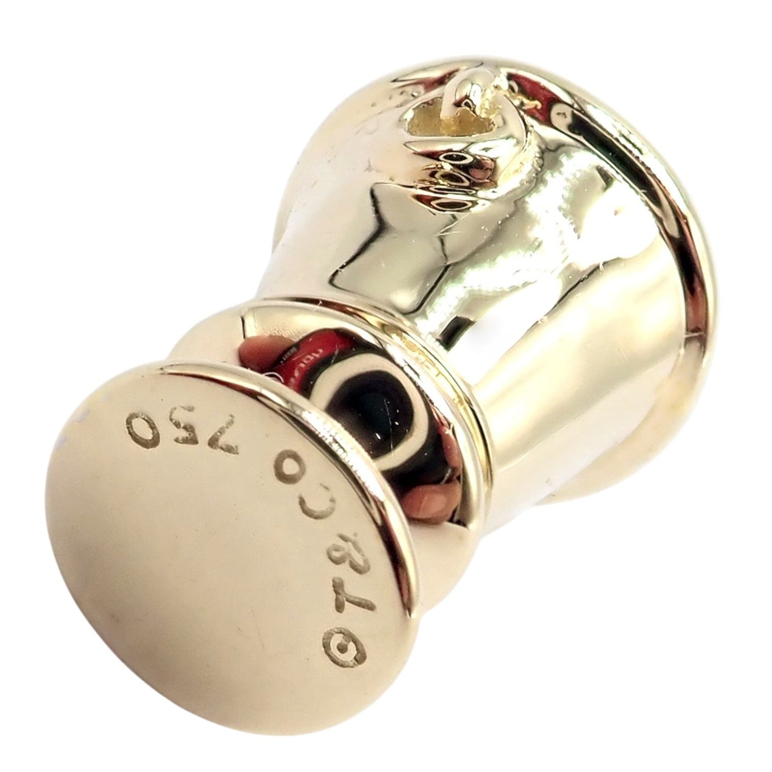 Tiffany & Co. 18k Yellow + White Gold Champagne Bucket Diamond Pendant Charm | Fortrove