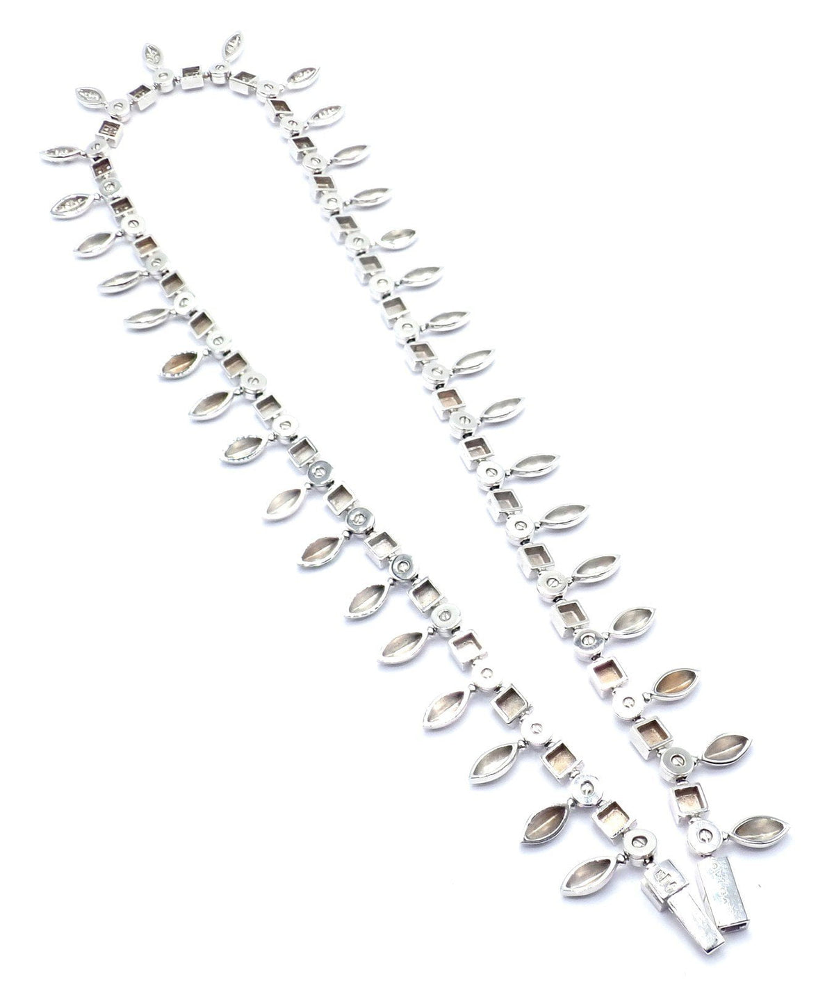 Bvlgari Jewelry & Watches:Fine Jewelry:Necklaces & Pendants Authentic! Bvlgari Bulgari 18k White Gold Lucea Diamond Choker Necklace