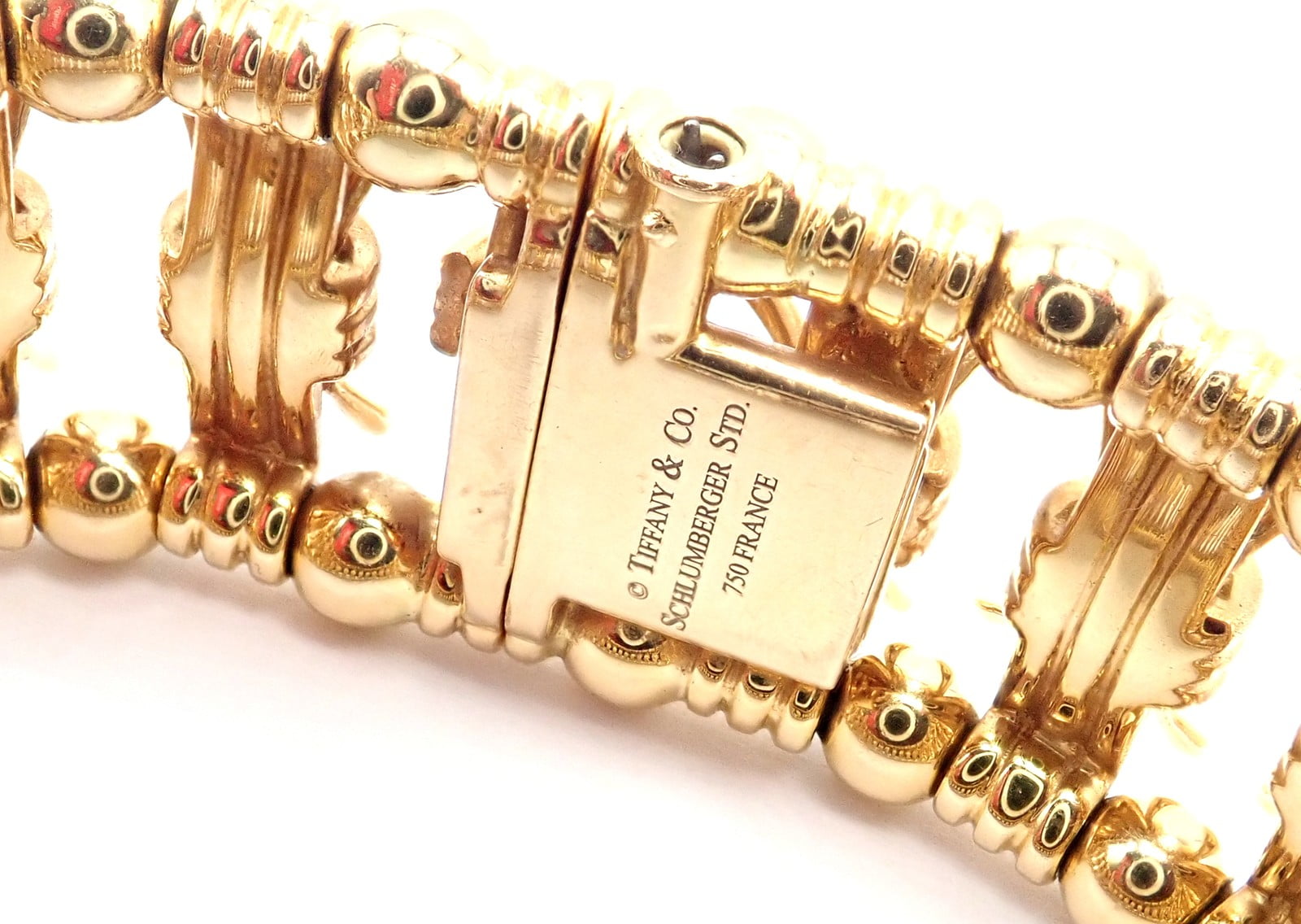 Tiffany & Co Jean Schlumberger 18k Yellow Gold Bowtie Bracelet | Fortrove