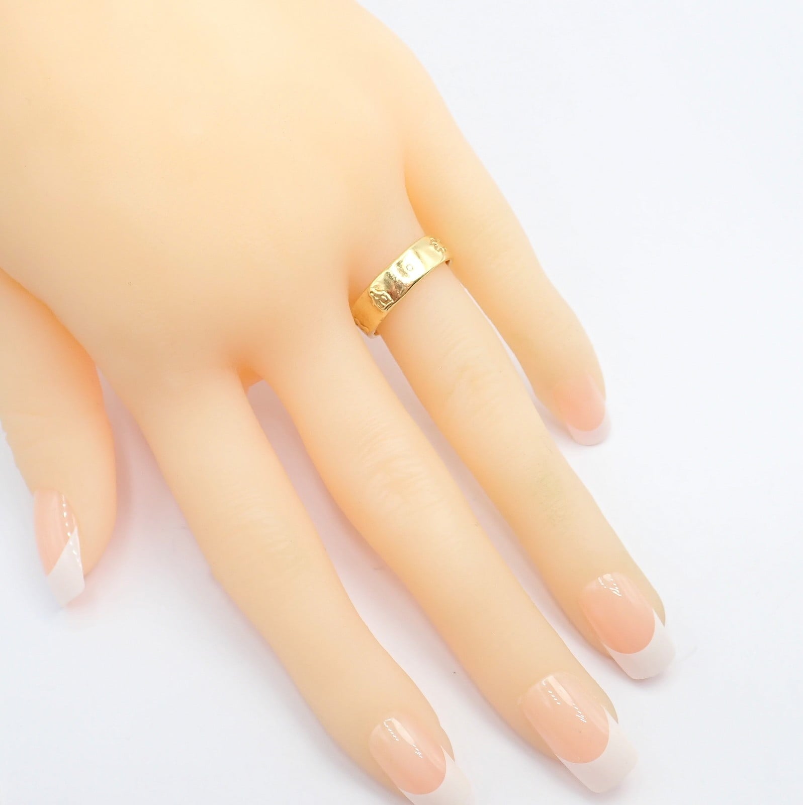 H.Stern Jewelry & Watches:Fine Jewelry:Rings Authentic! H. Stern 18k Yellow Gold Diamond Glyph Band Ring sz 7