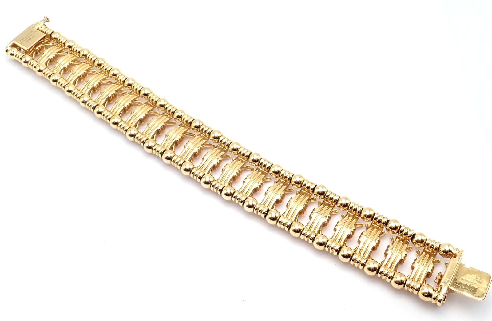 Tiffany & Co Jean Schlumberger 18k Yellow Gold Bowtie Bracelet | Fortrove