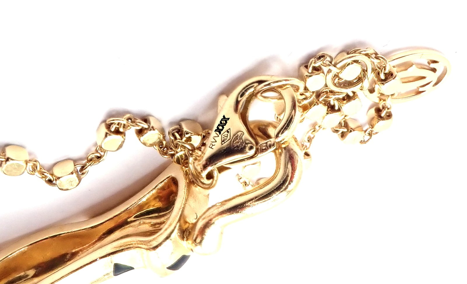 Cartier Jewelry & Watches:Fine Jewelry:Bracelets & Charms Authentic! Cartier Panther 18k Yellow Gold Diamond Tsavorite Bracelet Cert.