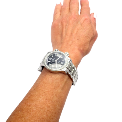 Jaeger LeCoultre Master Compressor Factory Diamond Automatic Watch +Extra Band | Fortrove