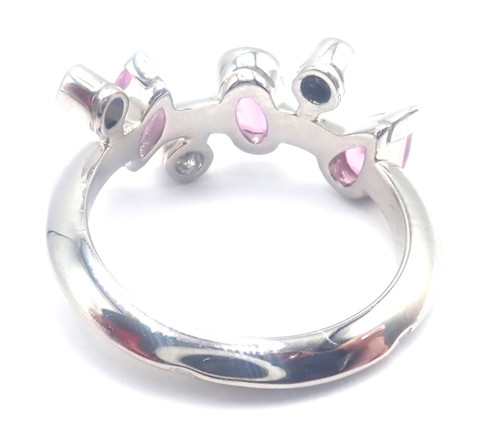 Cartier Jewelry & Watches:Fine Jewelry:Rings Authentic! Cartier Meli Melo Platinum Diamond Pink Sapphire Band Ring Cert.