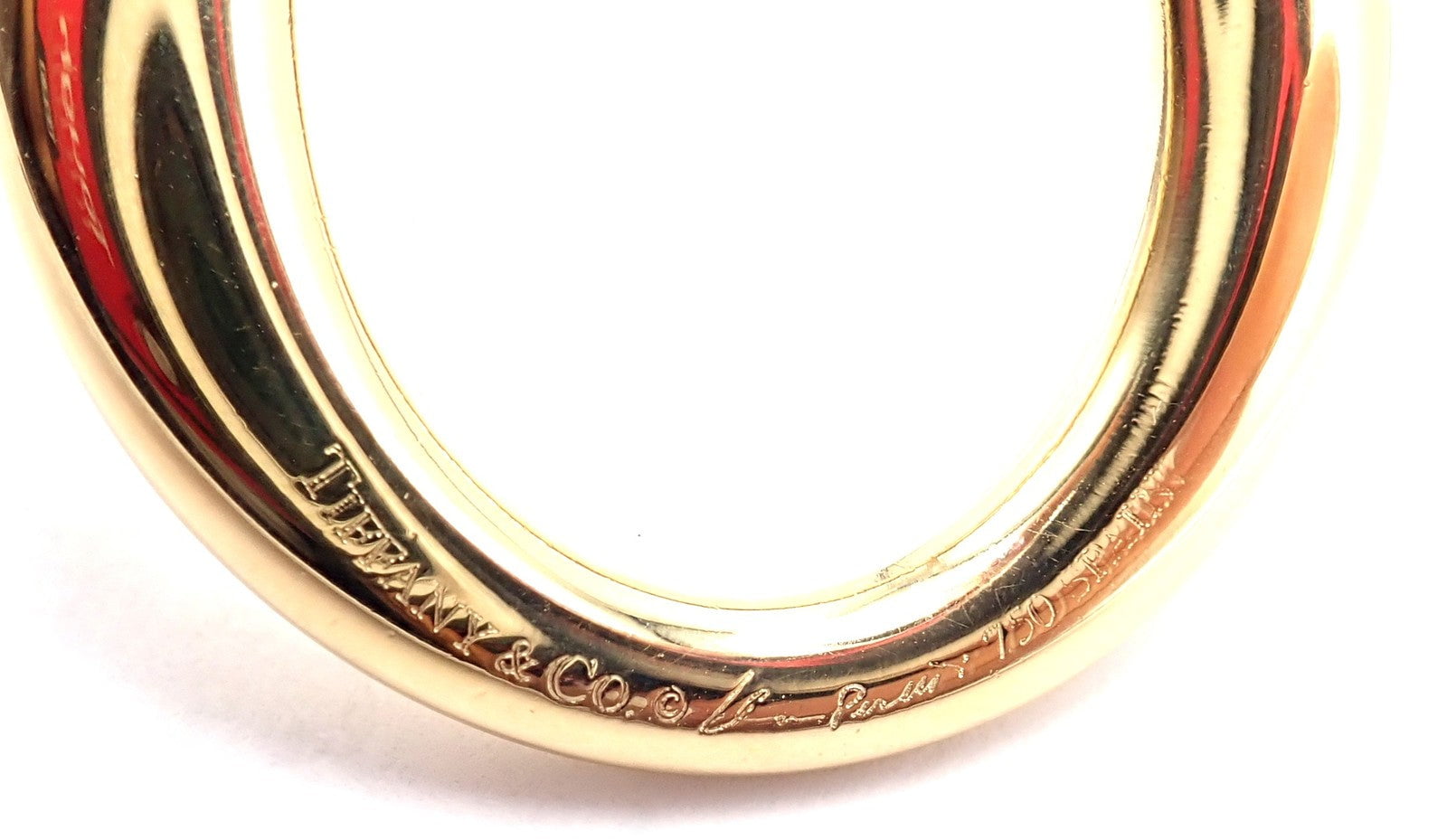 Tiffany & Co. Jewelry & Watches:Fine Jewelry:Necklaces & Pendants Authentic! Tiffany & Co Sevillana 18k Yellow Gold Peretti Large Pendant Necklace