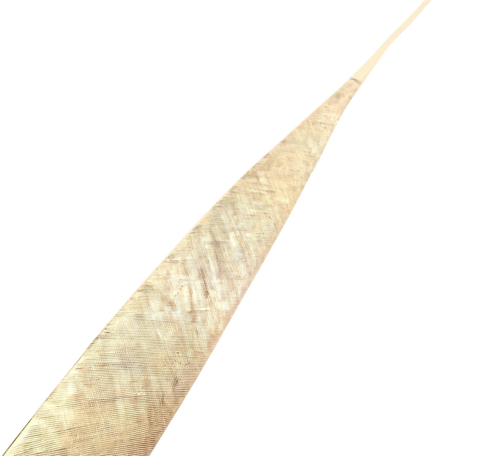 Rare! Vintage Authentic Cartier Dinh Van 18k Yellow Gold Long Quill Brooch Pin | Fortrove
