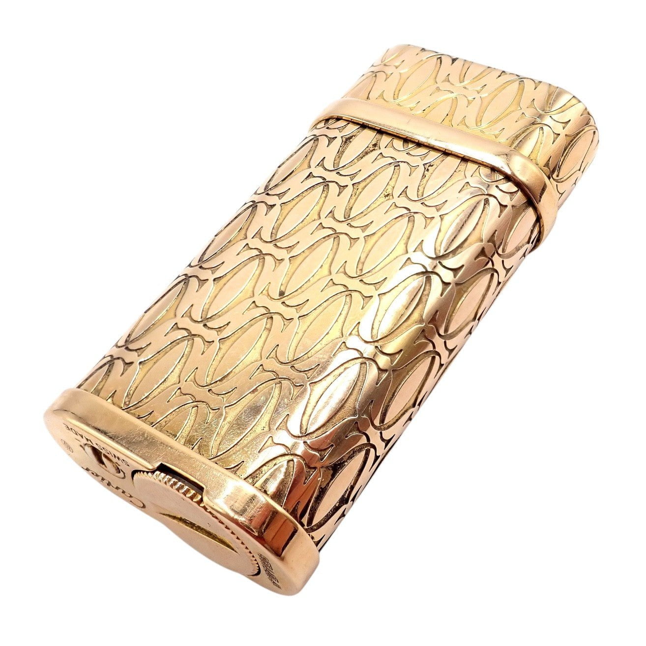 Vintage Cartier Pasha Rose Gold Tone Lighter | Fortrove
