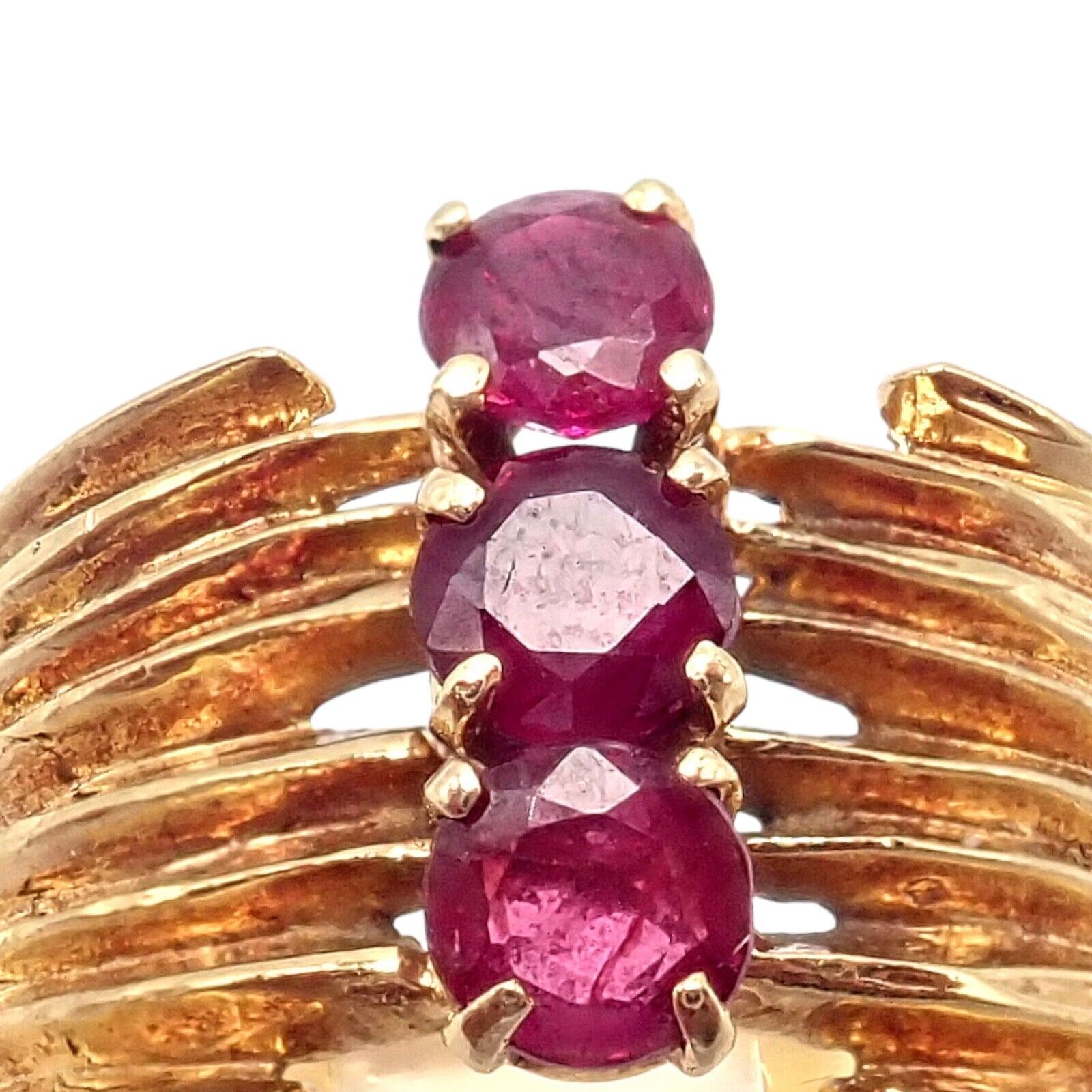 Cartier Jewelry & Watches:Fine Jewelry:Rings Authentic! Vintage Cartier 18k Yellow Gold Ruby Ring