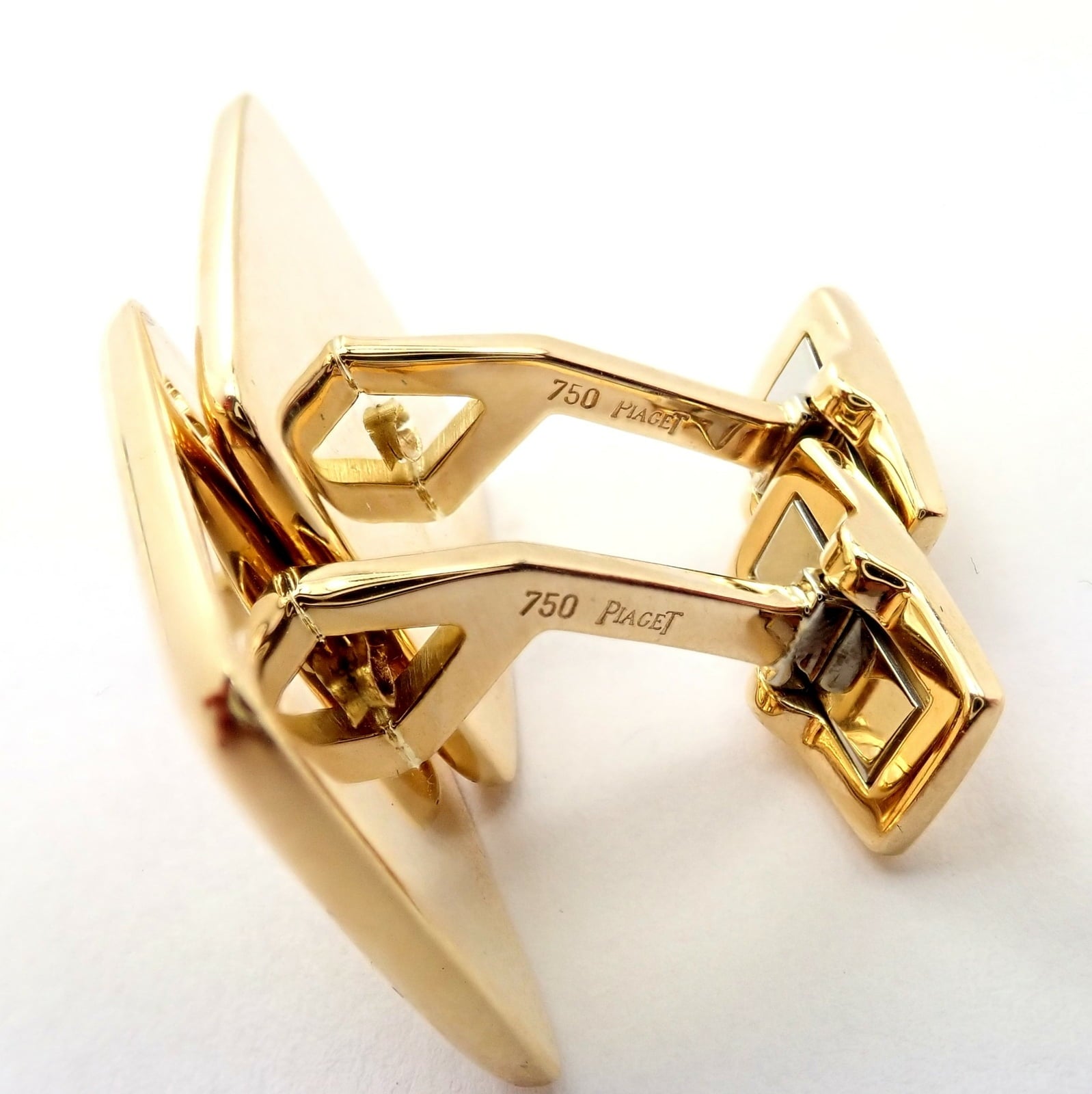 Piaget Jewelry & Watches:Men's Jewelry:Cufflinks Rare! Authentic Piaget 18k Yellow Gold Coat Of Arms Cufflinks