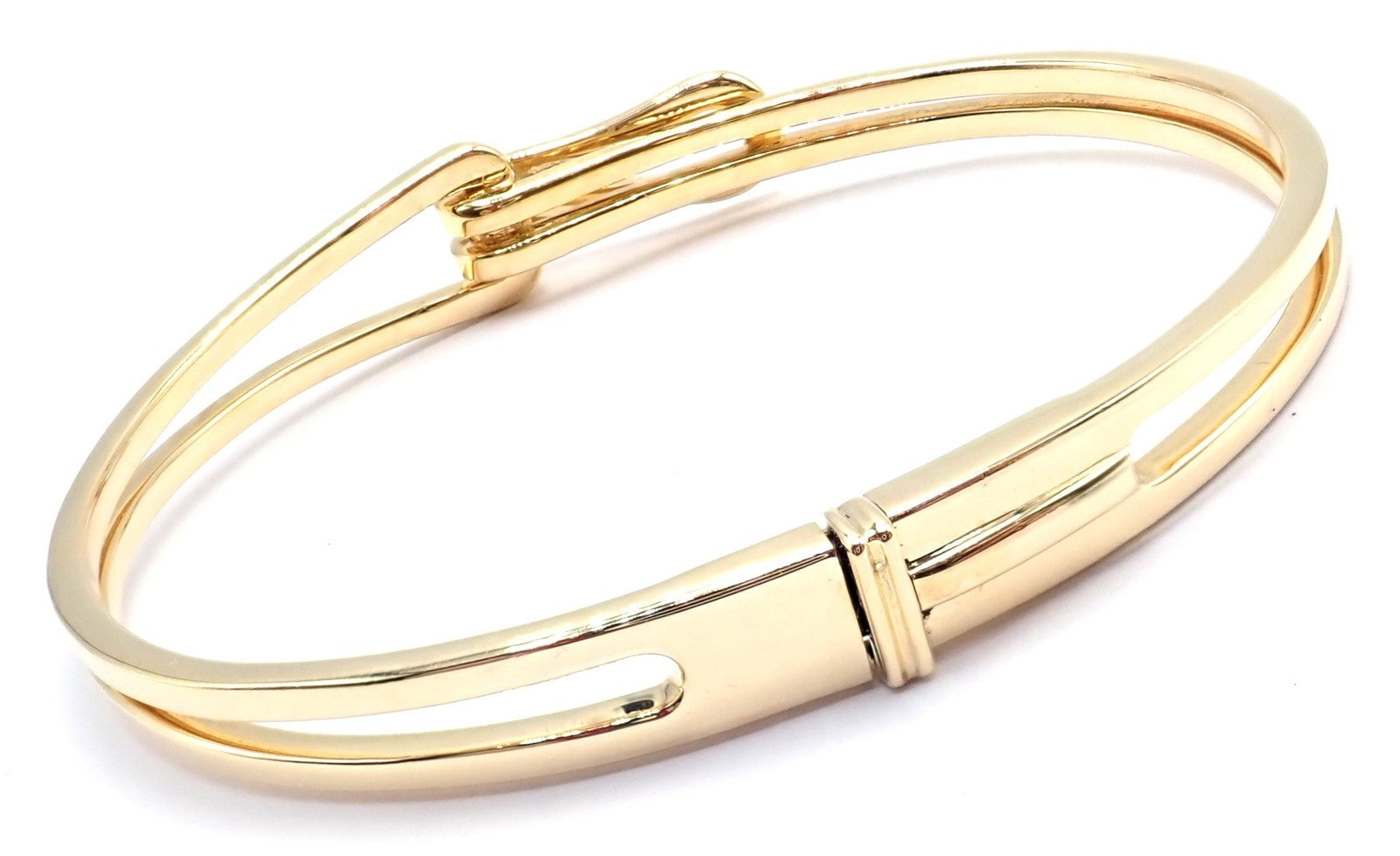 Rare! Authentic! Tom Ford 18k Yellow Gold Bangle Bracelet | Fortrove
