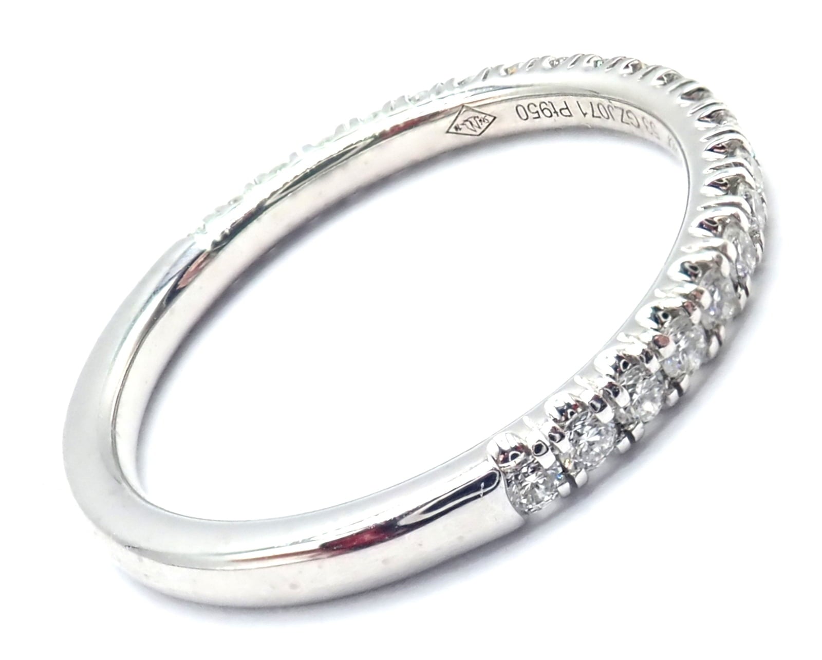 Cartier Jewelry & Watches:Fine Jewelry:Rings Authentic! Cartier Etincelle Platinum Diamond Band Ring Size 53 US 6 1/4