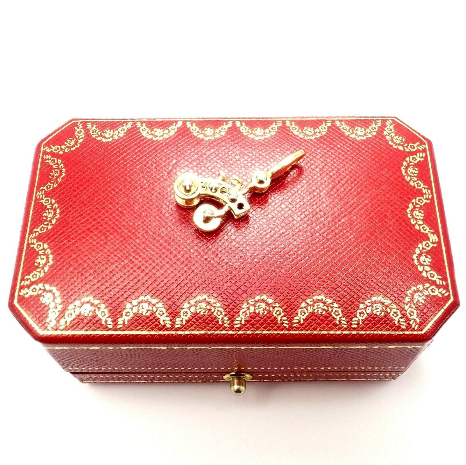 Cartier Jewelry & Watches:Fine Jewelry:Necklaces & Pendants Authentic! Vintage Cartier 18k Yellow Gold Tricycle Bicycle Charm Pendant 2000