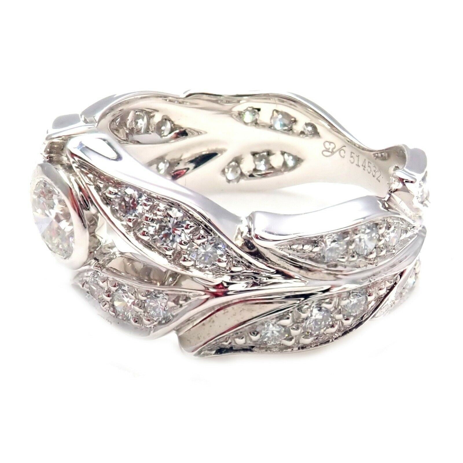 Damiani Jewelry & Watches:Vintage & Antique Jewelry:Rings Authentic Carrera Y Carrera 18k Mi Princes Greco Roman Diamond Crown Ring Size 6