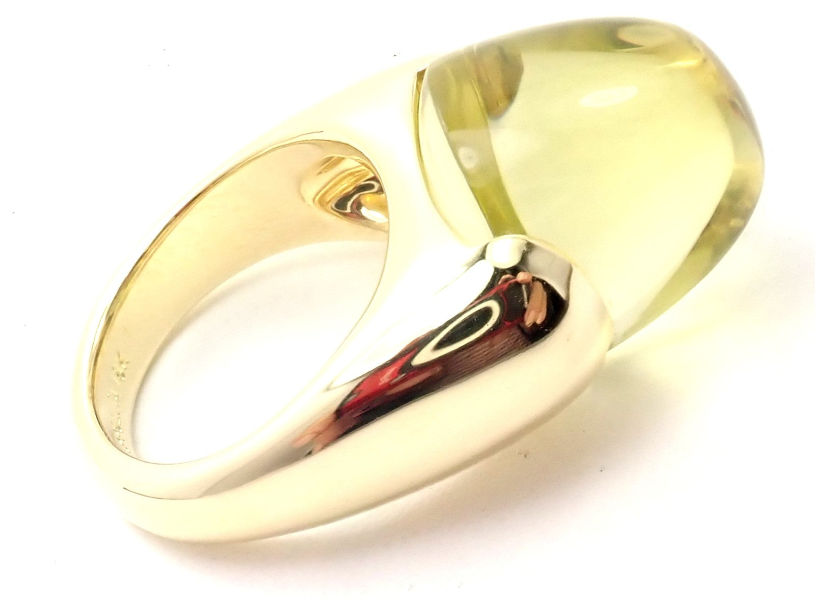 Authentic! Ippolita 18k Yellow Gold Lemon Citrine Ring | Fortrove
