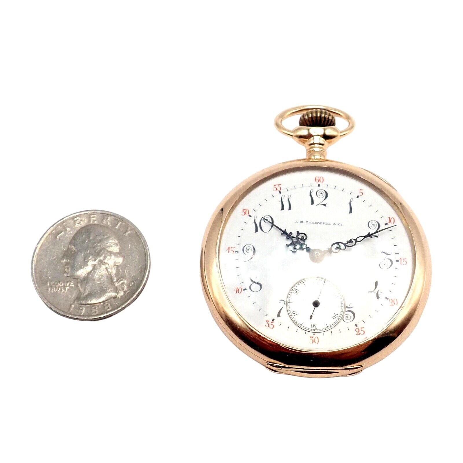 J.E. Caldwell 46mm 14k Yellow Gold Vacheron Constantin Pocket Watch c. 1890's | Fortrove