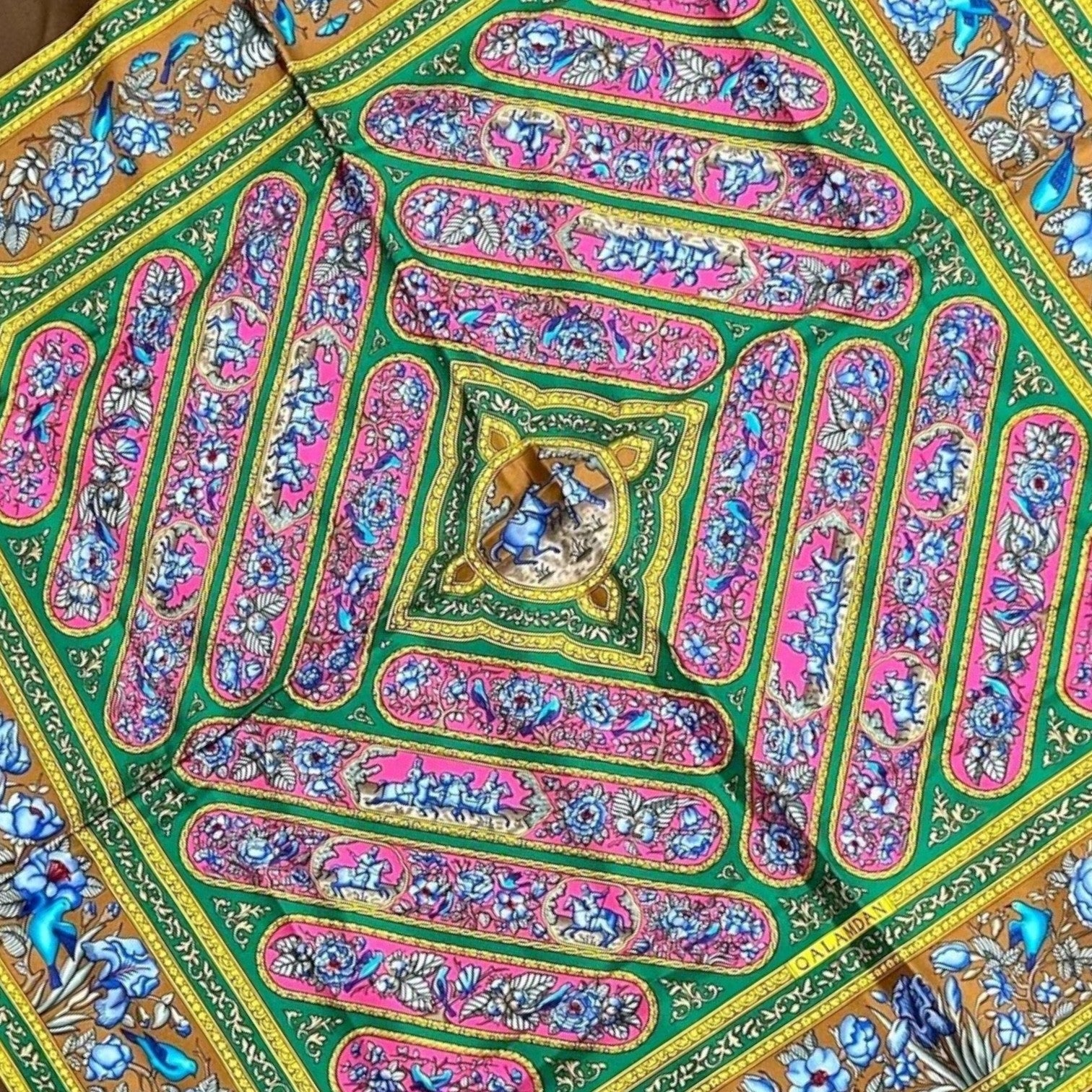 Authentic Hermes Qalamdan 90 cm Silk Scarf | Fortrove