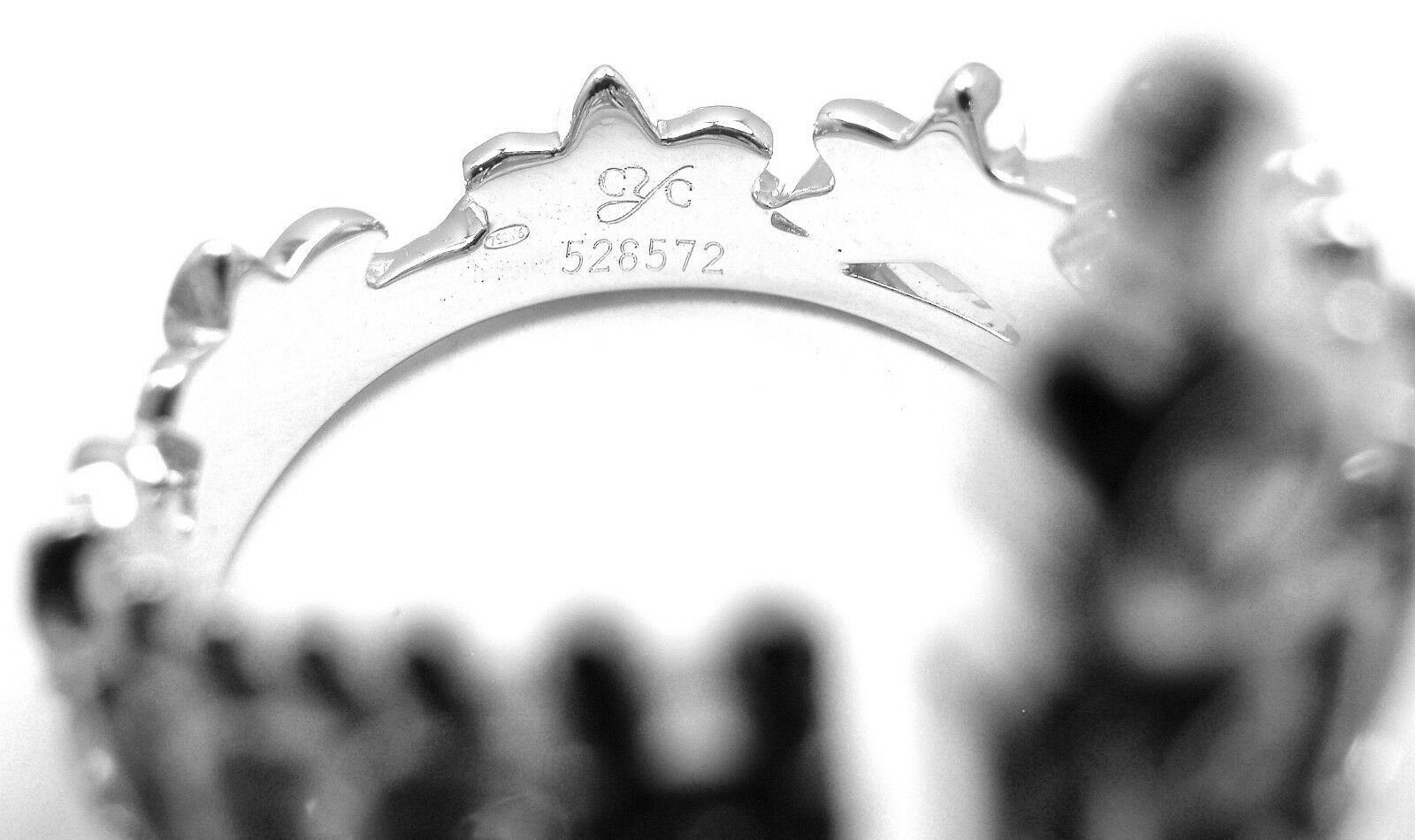 New! Authentic! Carrera Y Carrera 18k White Gold Mi Princess Crown Diamond Ring | Fortrove