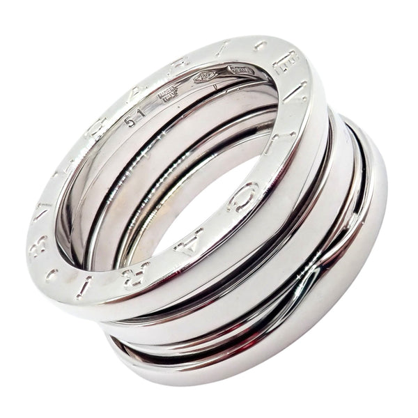 BVLGARI B.zero1 【5/20くらいまで】 Bvlgari B.Zero1 18k White Gold Five Band 20th Anniversary Ring