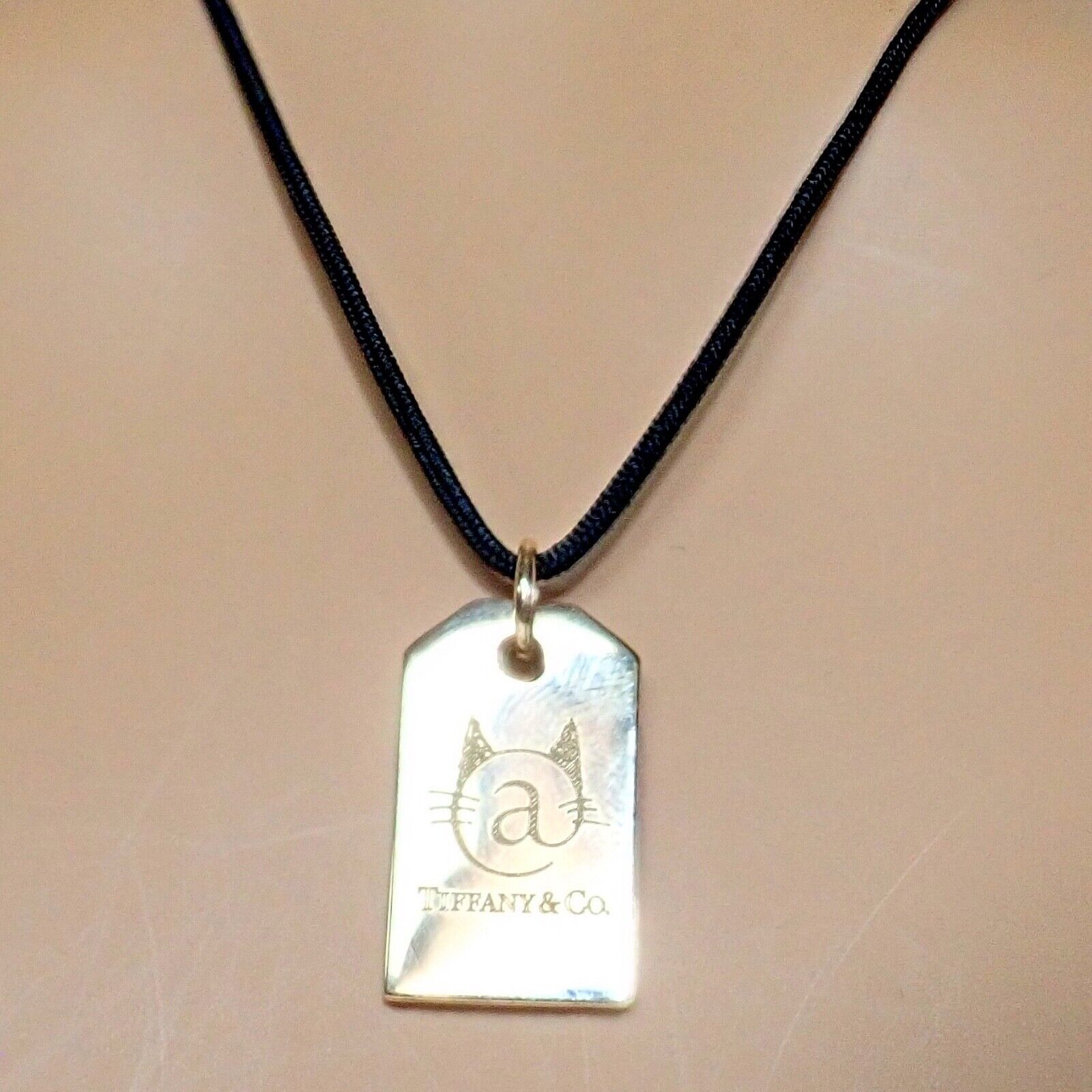 Tiffany & Co. Jewelry & Watches:Fine Jewelry:Necklaces & Pendants Rare! Tiffany & Co 18k Rose Gold Cat Street Tokyo Harajuku Japan Medium Necklace