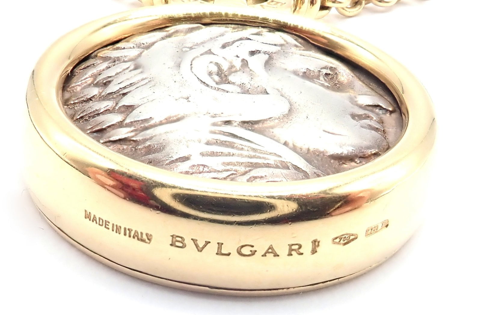 Bvlgari Jewelry & Watches:Fine Jewelry:Necklaces & Pendants Rare! Bvlgari Bulgari 18k Yellow Gold Antique Coin Monete 38" Long Link Necklace