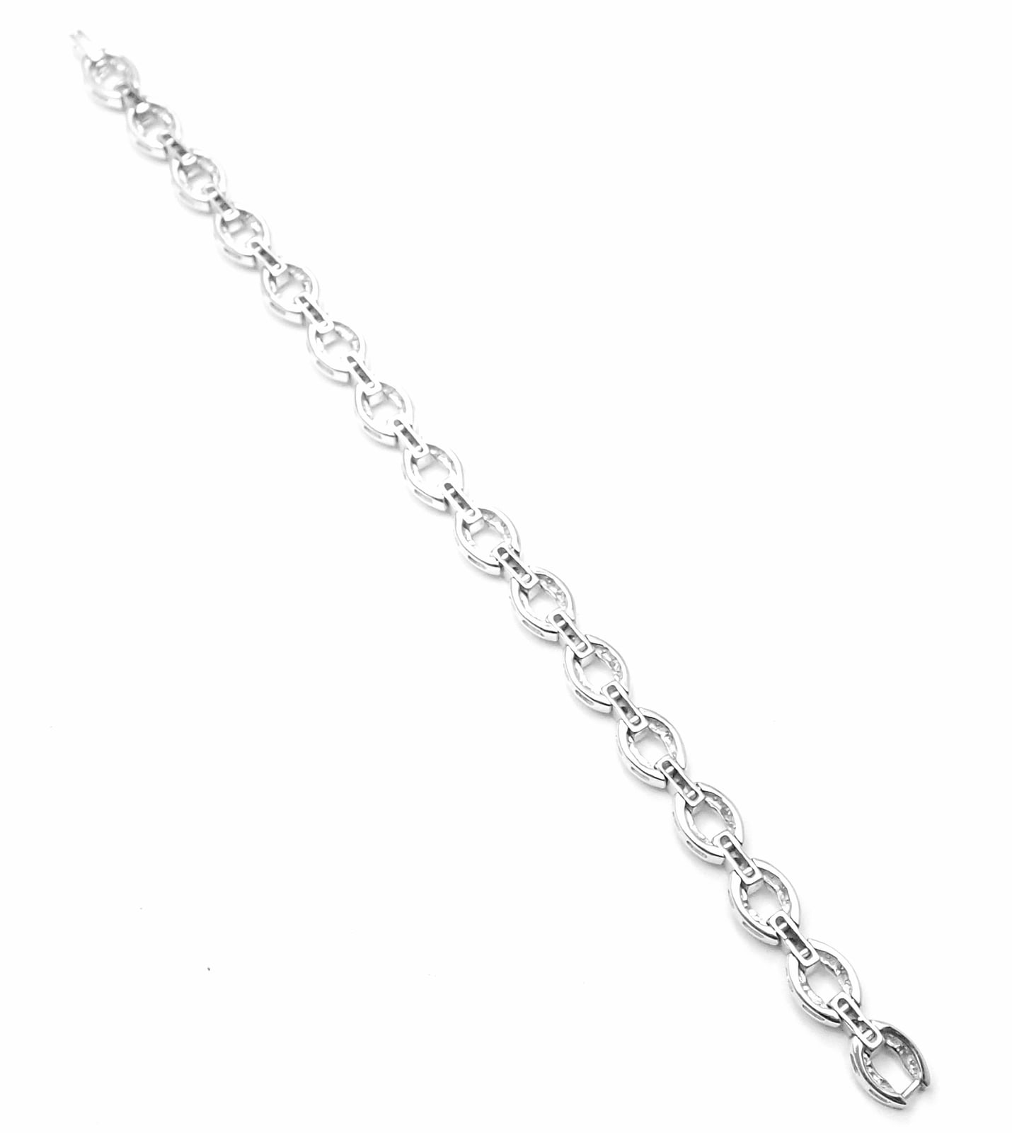 Damiani Jewelry & Watches:Fine Jewelry:Bracelets & Charms Authentic! Damiani 18k White Gold Diamond Link Tennis Bracelet