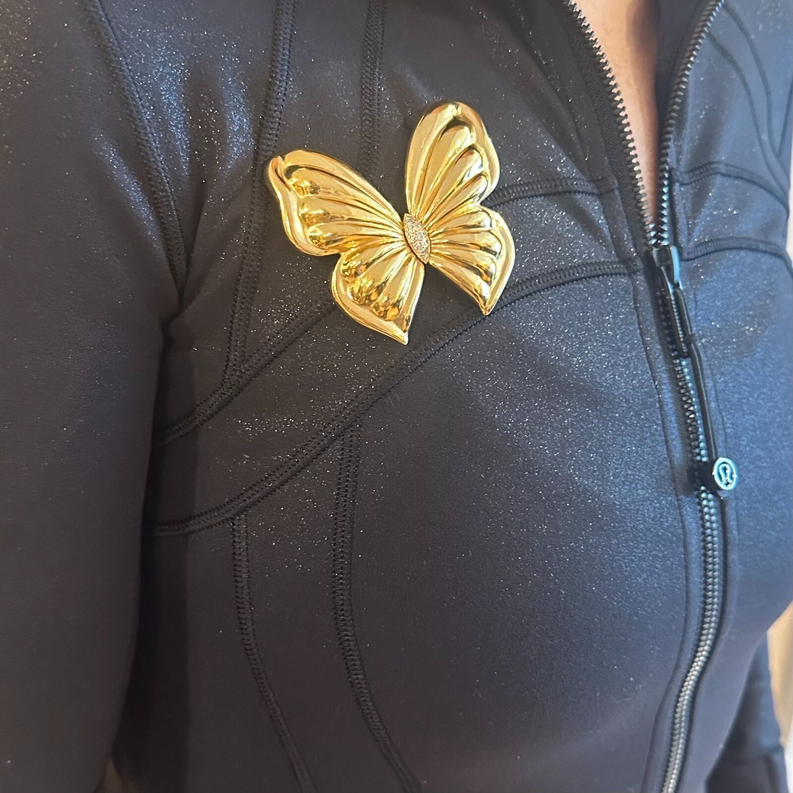 Van Cleef & Arpels Jewelry & Watches:Fine Jewelry:Brooches & Pins Authentic! Van Cleef & Arpels 18k Yellow Gold Extra Large Butterfly Pin Brooch