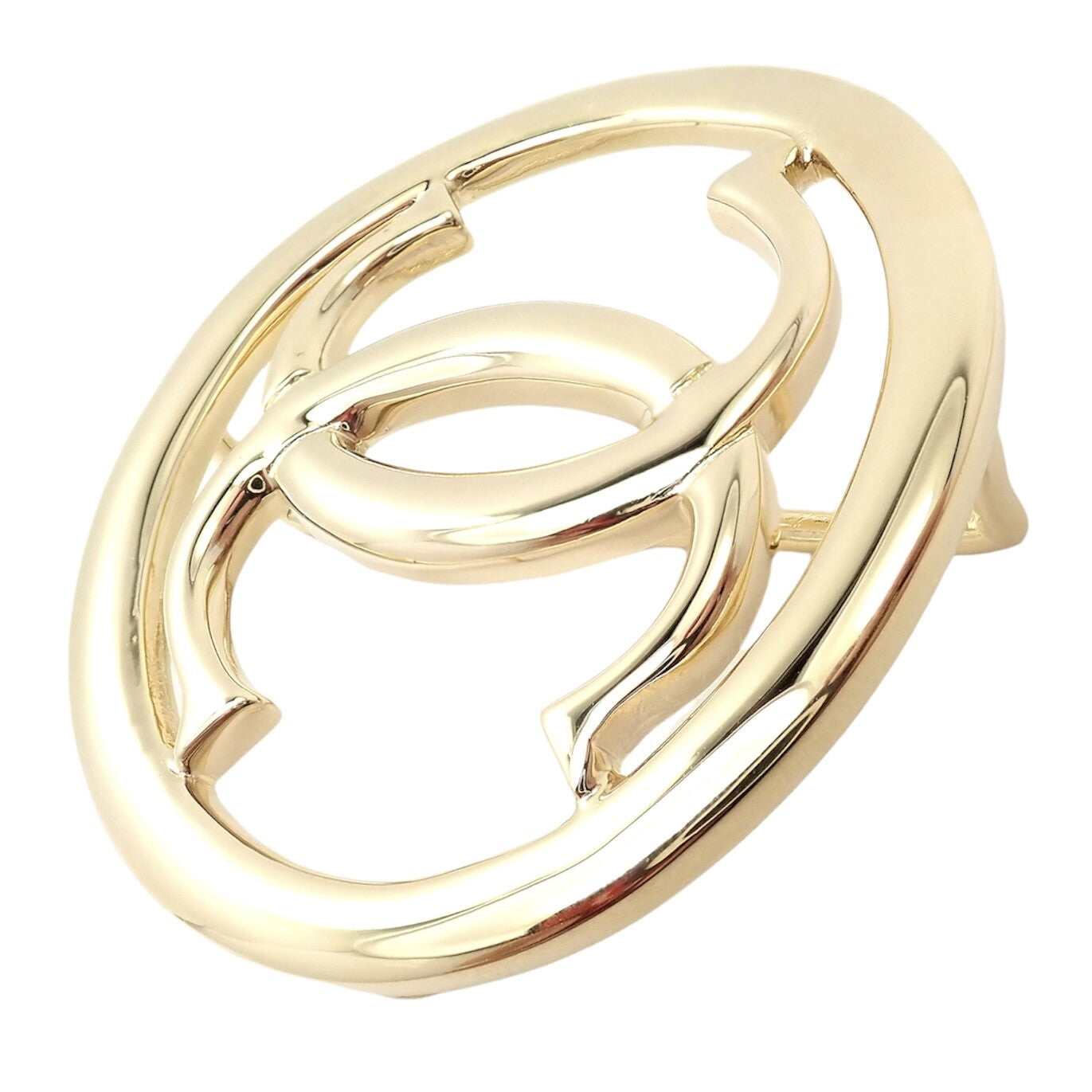 Cartier Clothing, Shoes & Accessories:Women:Women's Accessories:Belt Buckles Rare! Cartier 18k Yellow Gold Signature Classic Large Double C Belt Buckle