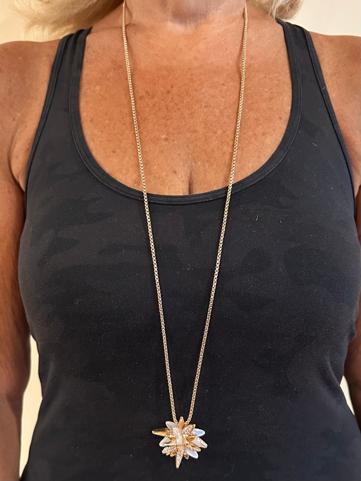 Cartier 18k Rose Gold Limited Edition Diamond Meterore Fractal Pendant Necklace | Fortrove