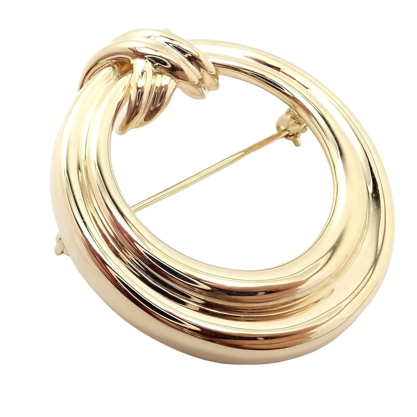 Tiffany & Co. Jewelry & Watches:Fine Jewelry:Brooches & Pins Authentic! Tiffany & Co 18k Yellow Gold Large X and O Open Circle Pin Brooch