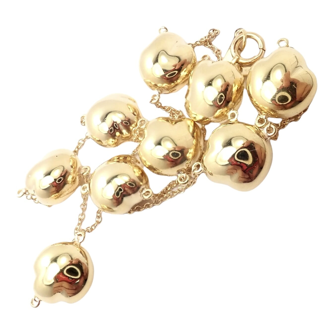 Tiffany & Co. Jewelry & Watches:Fine Jewelry:Necklaces & Pendants Authentic! Tiffany & Co Peretti 18k Yellow Gold Vintage Bean Necklace 14.5"