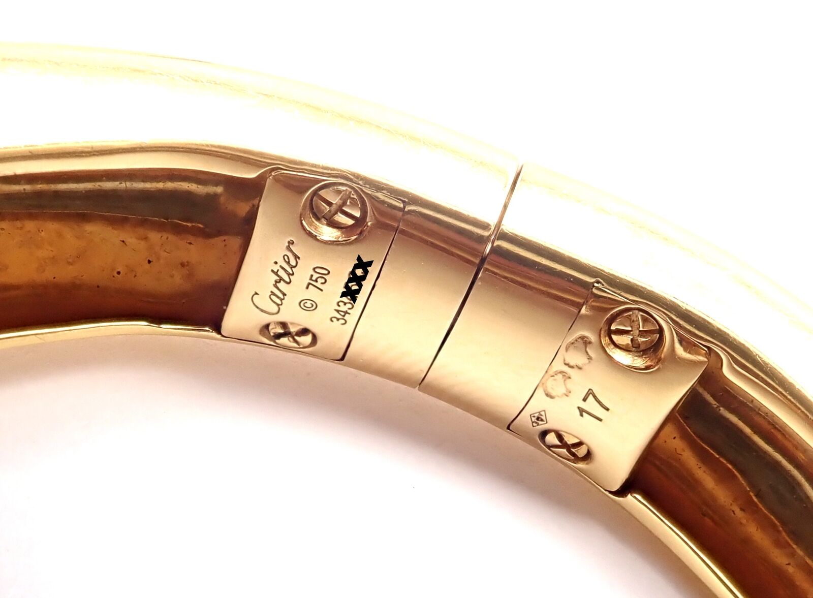 Cartier Jewelry & Watches:Fine Jewelry:Bracelets & Charms Authentic! Cartier Panther Panthere 18k Yellow Gold Cuff Bracelet Size 17 Cert