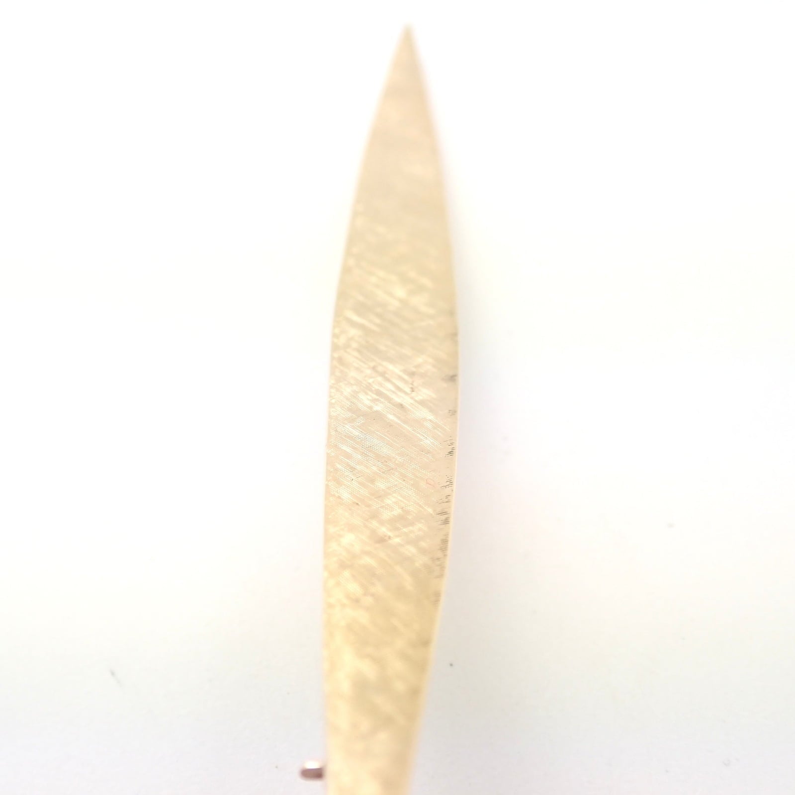 Rare! Vintage Authentic Cartier Dinh Van 18k Yellow Gold Long Quill Brooch Pin | Fortrove