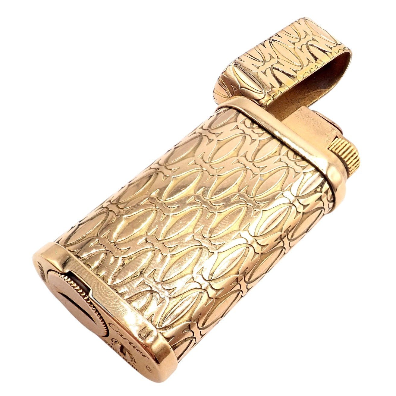 Vintage Cartier Pasha Rose Gold Tone Lighter | Fortrove