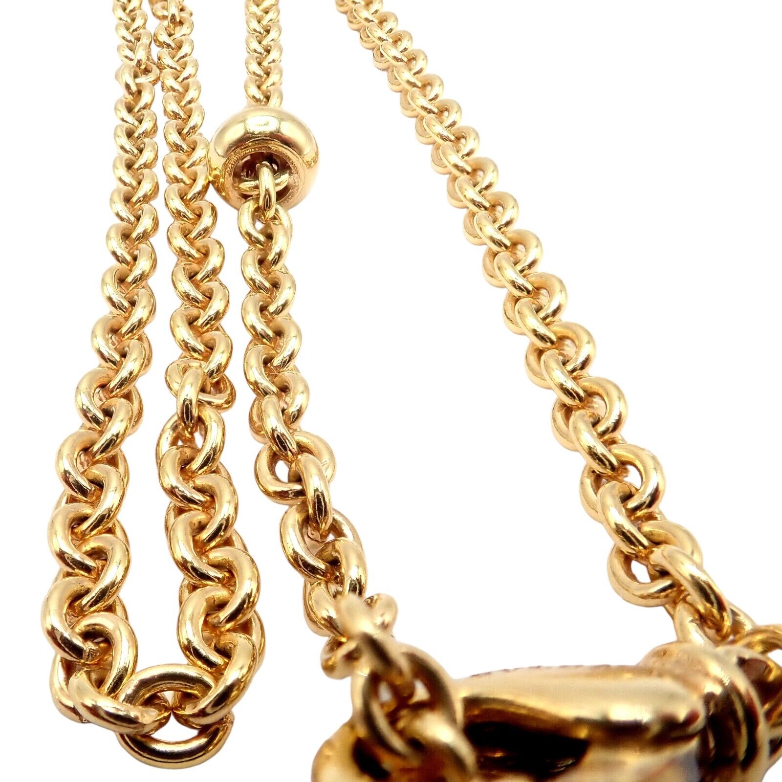 Authentic! Bvlgari Bulgari 18k Yellow Gold 19.5" Link Chain Necklace | Fortrove