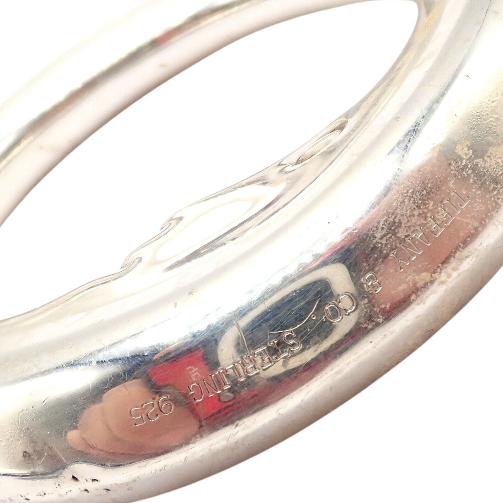 Vintage! Tiffany & Co Sterling Silver Man In The Moon Baby Rattle