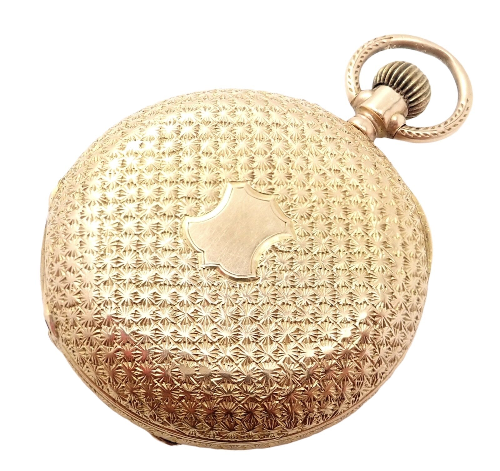 Estate Jewelry & Watches:Watches, Parts & Accessories:Watches:Pocket Watches Vintage! Swiss 14k Yellow Gold Ladies Pocket Watch 33mm High Grade Movement