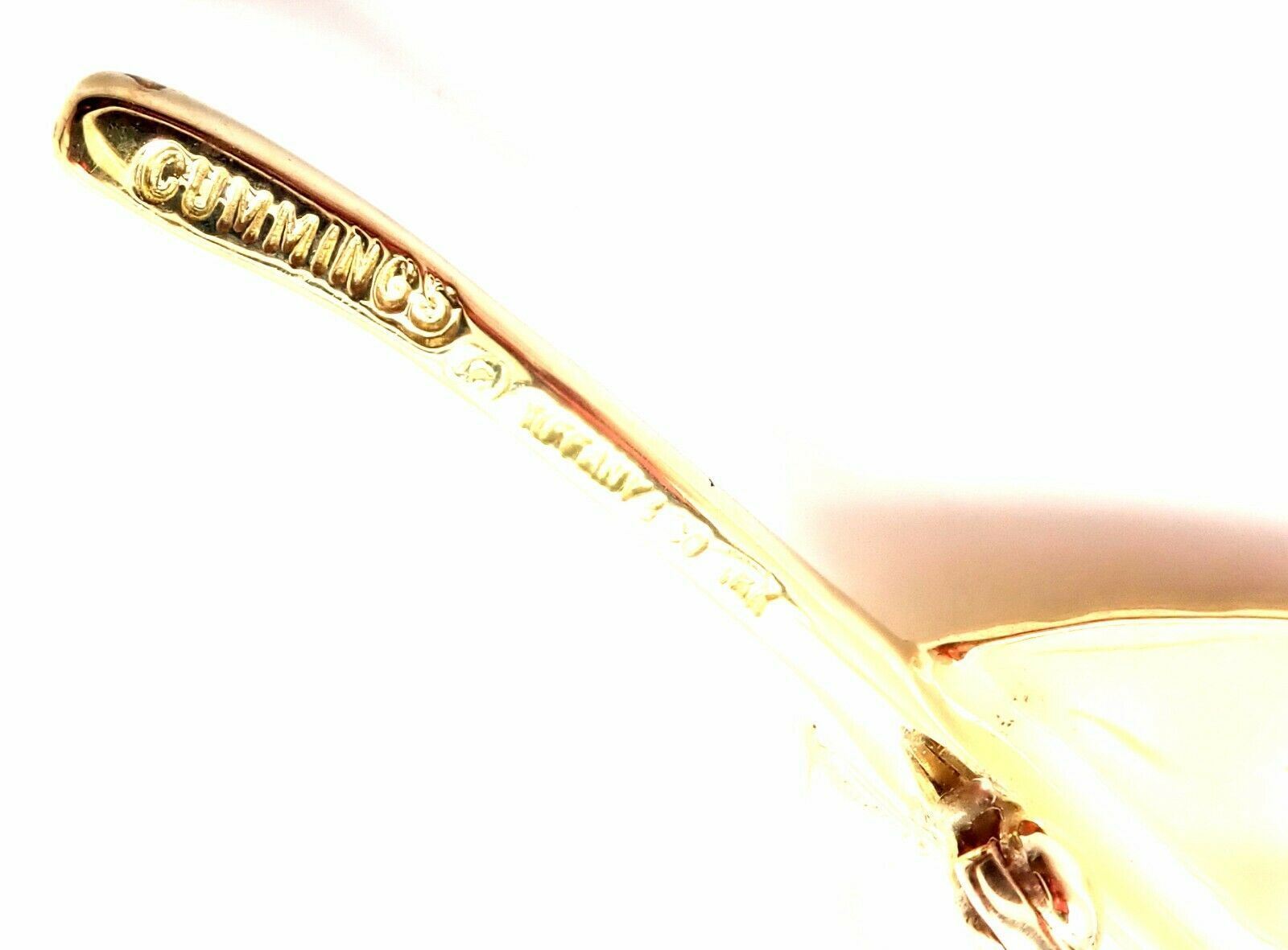 Angela Cummings for Tiffany & Co. Jewelry & Watches:Fine Jewelry:Brooches & Pins Authentic! Tiffany & Co Angela Cummings 18k Yellow Gold Leaf Pin Brooch