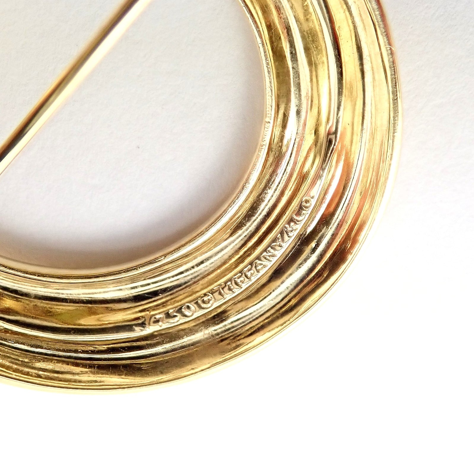 Tiffany & Co. Jewelry & Watches:Fine Jewelry:Brooches & Pins Authentic! Tiffany & Co 18k Yellow Gold Large X and O Open Circle Pin Brooch